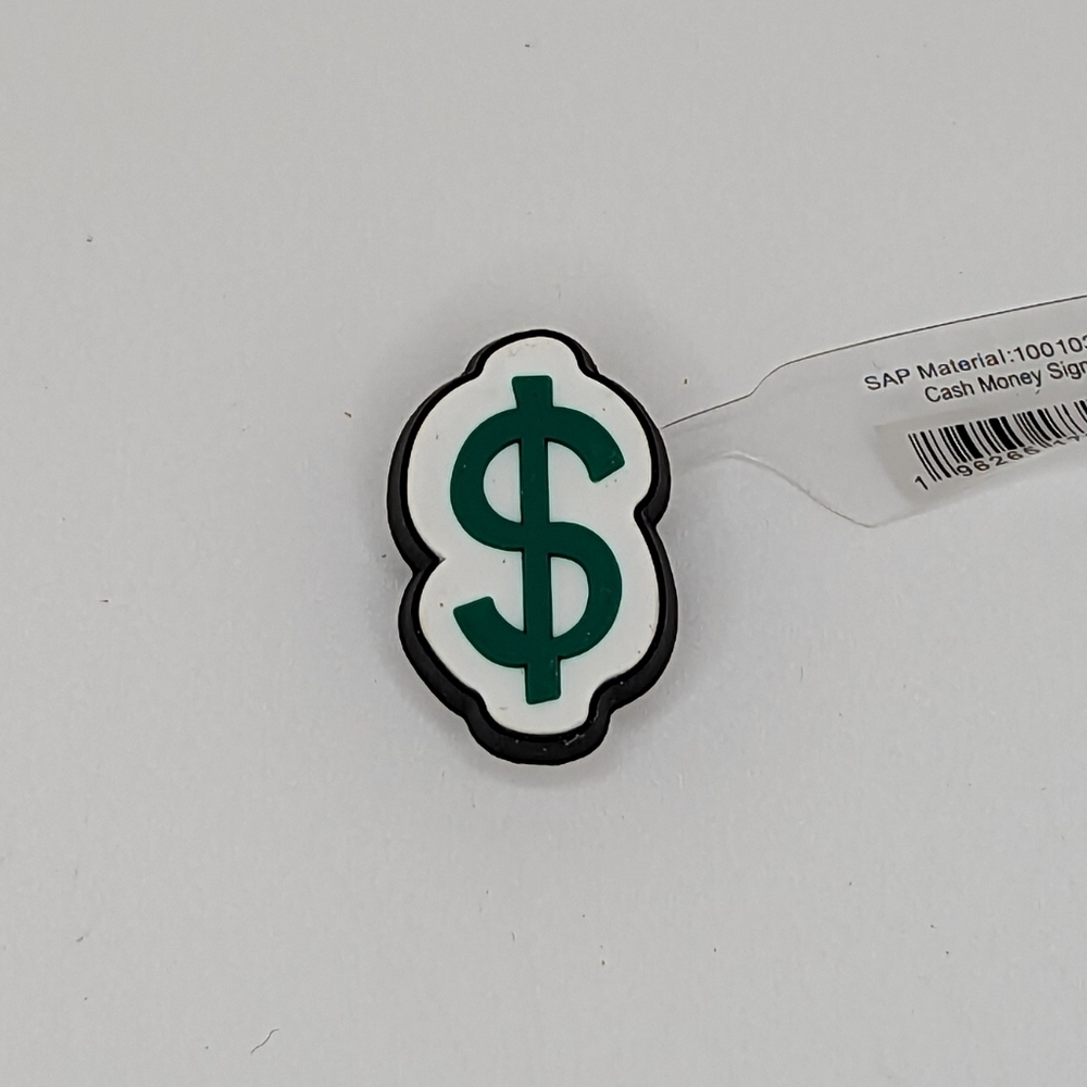 Jibbitz Dollar Sign Croc Charm